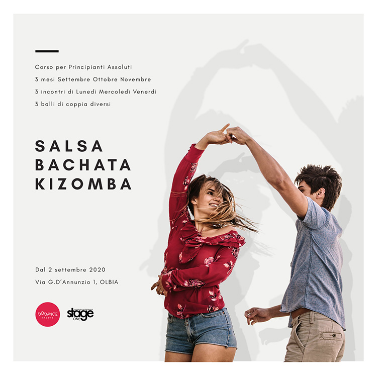Lezioni per Principianti, Salsa Bachata Kizomba in 3 mesi, Olbia