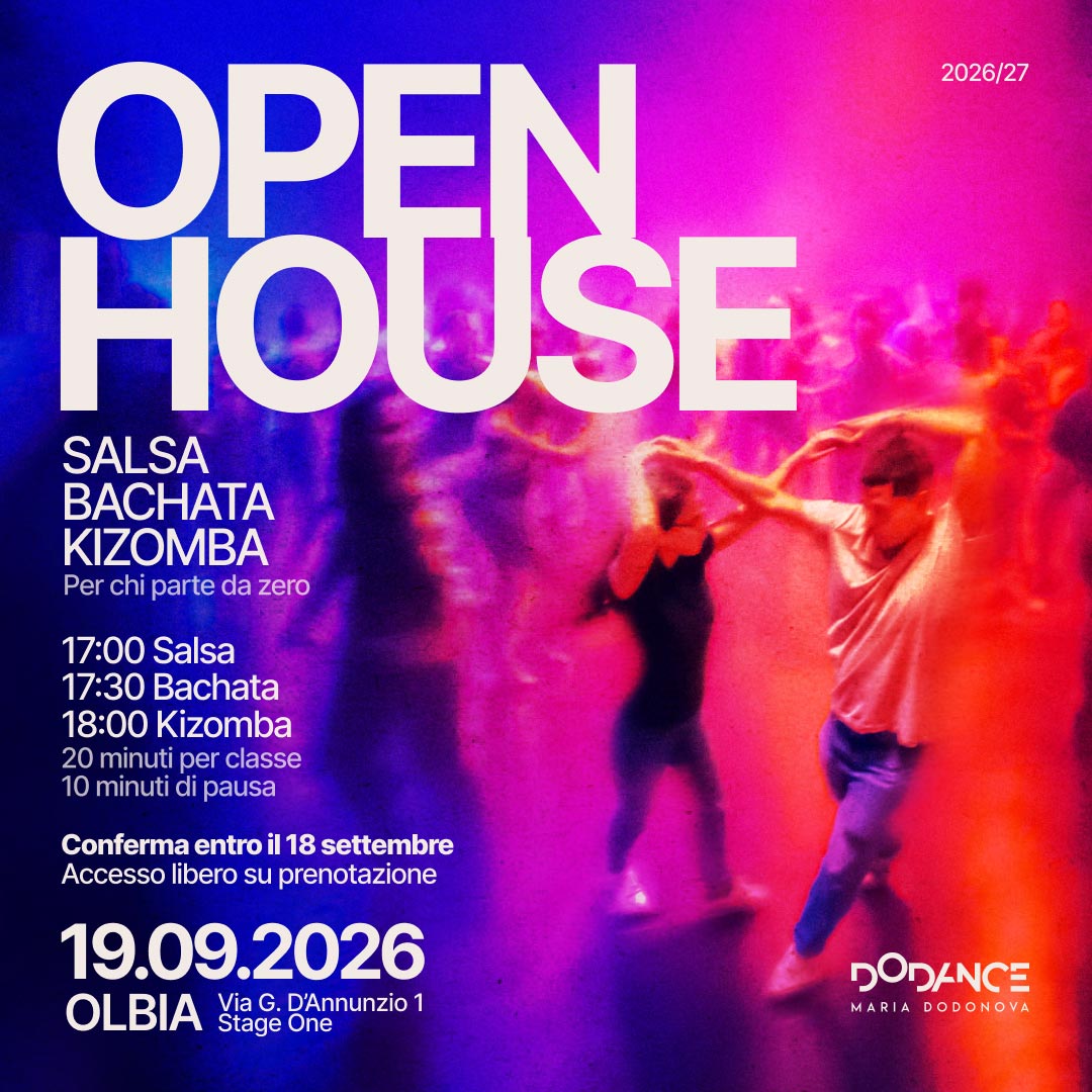 Lezioni Prova Salsa Bachata Kizomba 2026 Olbia