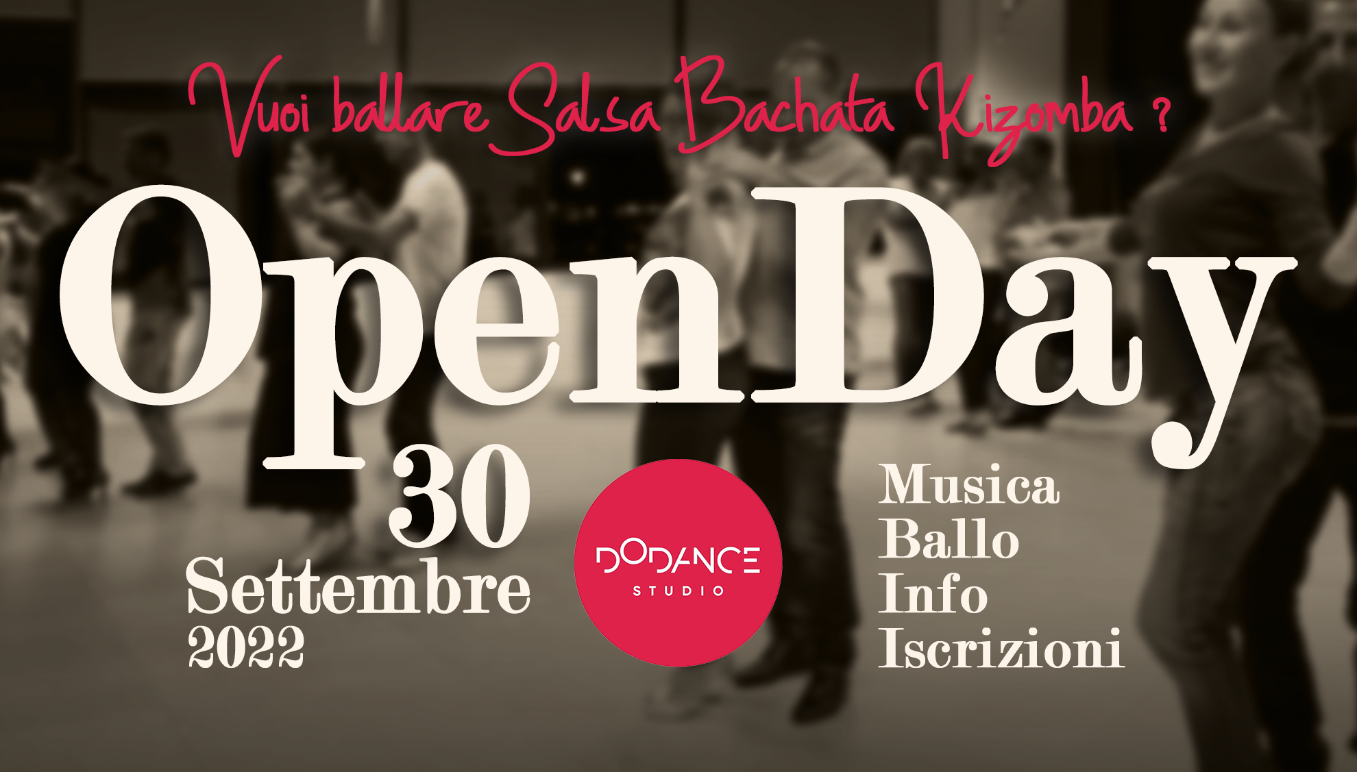 OPEN DAY! Una serata per ballare con noi e conoscersi - DoDance Studio - Scuola di Ballo - Olbia